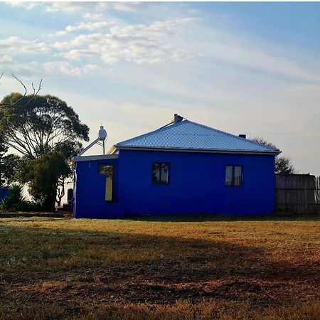 Die Blouhuis Farmhouse Retreat With A Hot Tub Cloeteskraal Bagian luar foto